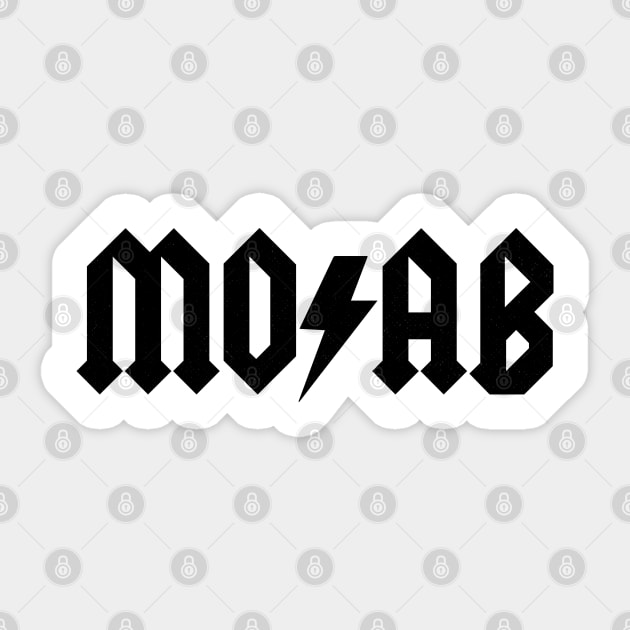 MOAB, UT Sticker by LocalZonly